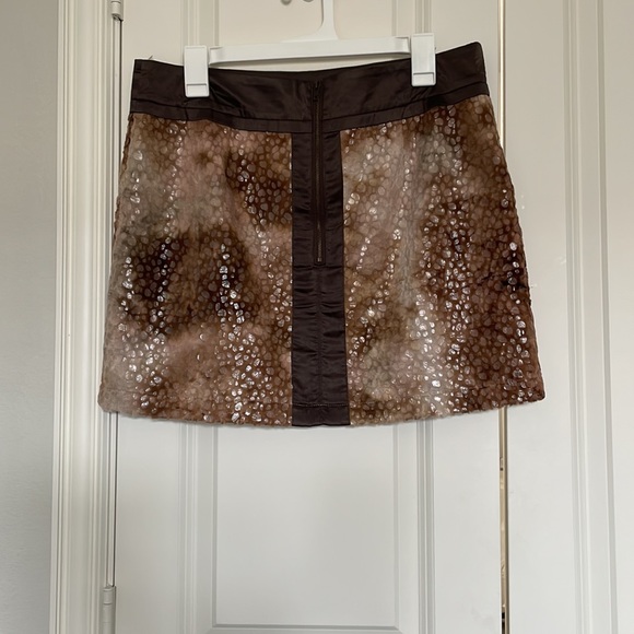 Animal Print Mini Skirt - Picture 2 of 3